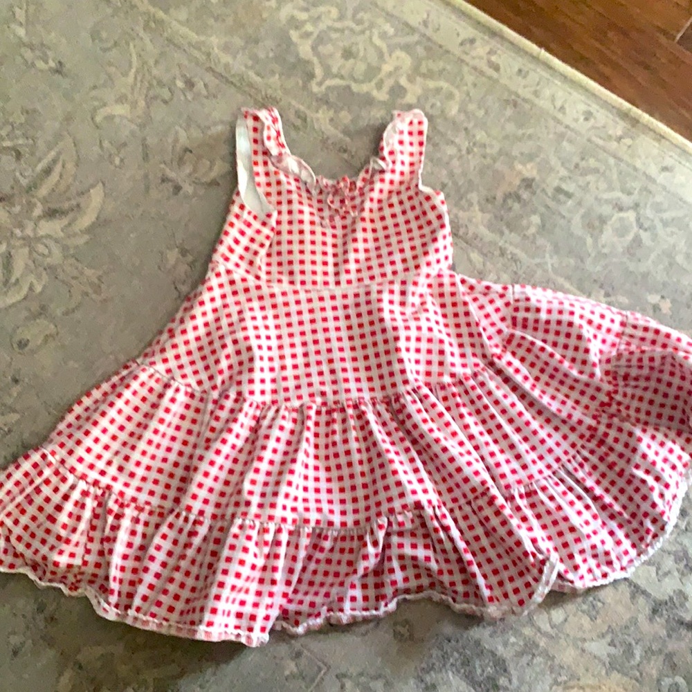 Sweet Honey red checked dress